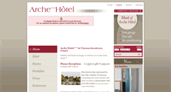 Desktop Screenshot of en.arche-hotel.fr