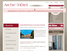 Tablet Screenshot of es.arche-hotel.fr
